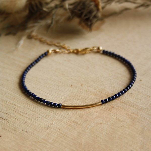 Bracelet Mélanie lapis lazuli Tik Tik création